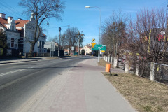 Ścieżki rowerowe w Ornecie - ulica Olsztyńska