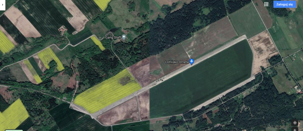 Lotnisko w Ornecie (widok satelitarny)