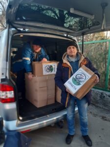 Pierwszy transport pomocy z Ornety dotarł na Ukrainę