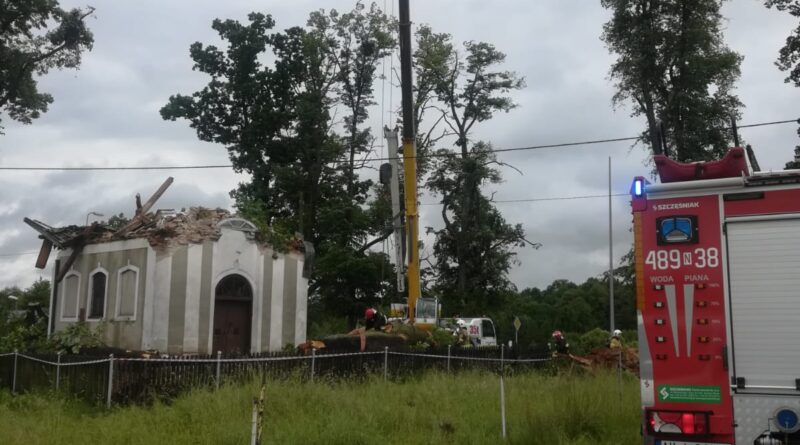 Usunięcie drzewa z budynku Kaplicy Jerozolimskiej