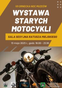Wystawa starych motocykli - Sala sesyjna Ratusza Miejskiego - 13 maja 2023