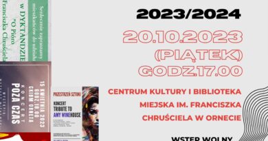 Inauguracja roku kulturalnego 2023 - 2024 w CKiBM w Ornecie